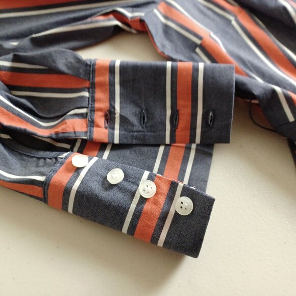 Forever 21 Striped Shirt Dress - Picture 4 of 16